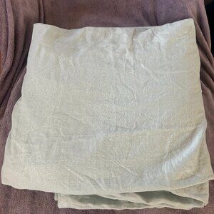 Pottery Barn 100% Linen Blue Duvet Cover Queen/Full NWOT READ